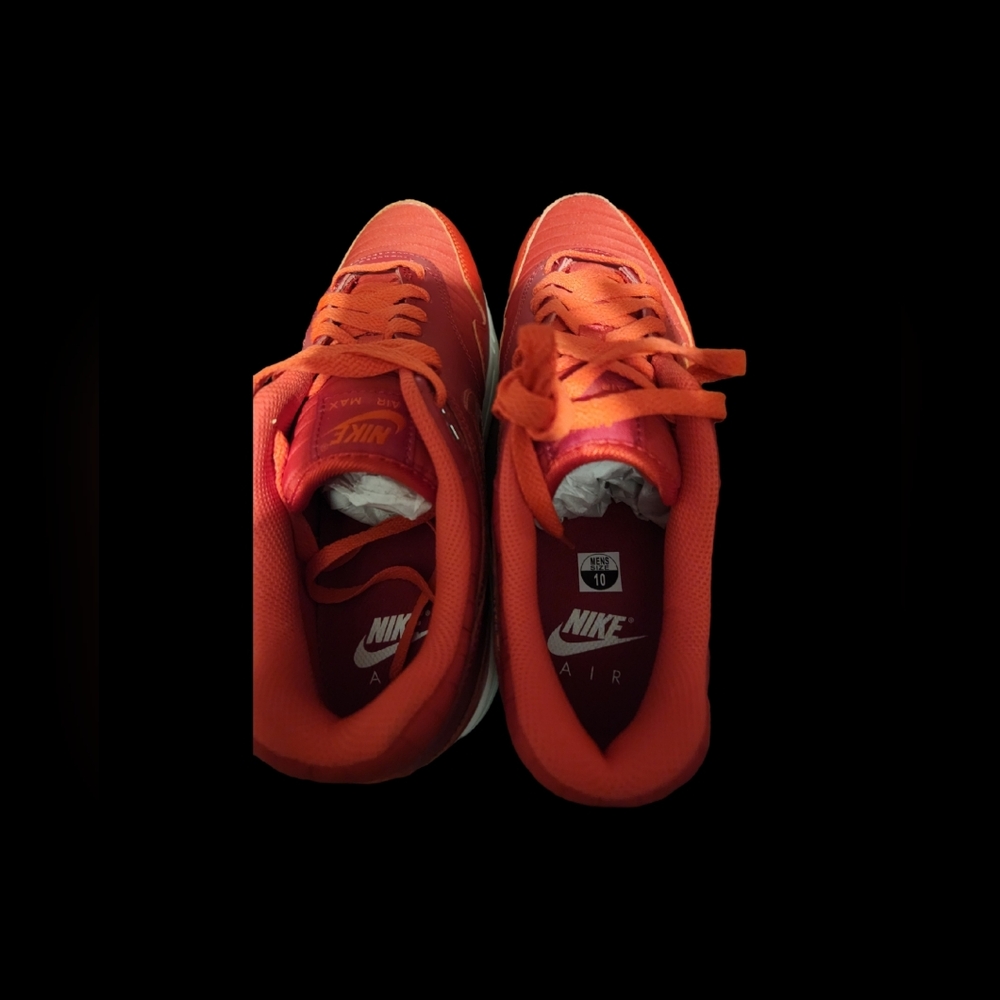 Nike Air Max 1 'Gym Red Crimson' sneaker Sz 10 M - Picture 4 of 4